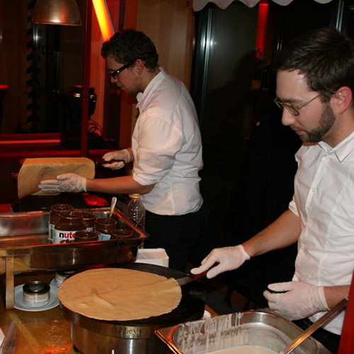 Crêpes im Funfood Stand