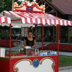 Paradiesäpfel im Funfoodstand Mieten BPE Events