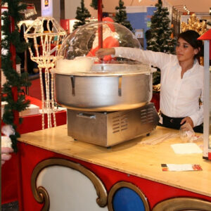 Zuckerwatte im Funfood Stand Mieten BPE Events