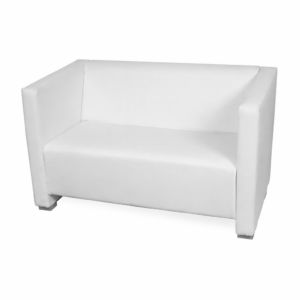 Lounge Sofa weiß 2sitzer