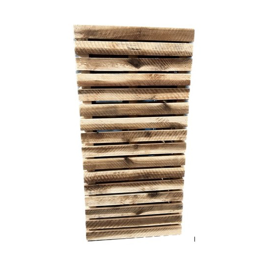 Mülltonne Holz geflämmt