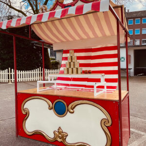 Marktstand nostalgisch Dosenwerfen