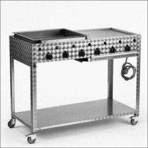 Gasgrill 3-flammig, doppelt